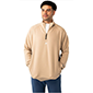 Sudadera Bauer FLC 1/4 Cremallera Senior Beige