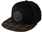 Bauer Fannel Snapback Cap Negro