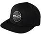 Gorra snapback de sarga Bauer negra