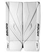 Bauer GSX III leg pads de portero Intermediate blanco