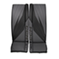 CCM Goalie Pad AXIS F9 Senior Hockey Hielo Pad Negro-Gris