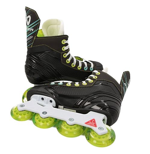 Bauer Pantalones RH X40R Junior – Talla S (24-26") – Nylon Resistente, Ventilación Dynamic Flex, Sistema De Correa Ajustable – Ligero Para Hockey